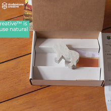 Load and play video in Gallery viewer, Lion Soapstone Carving Kit by Studiostone Creative
