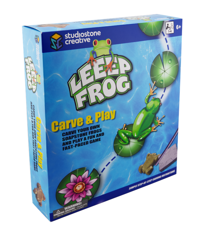 Leeep Frog Game - Carve your own soapstone pieces