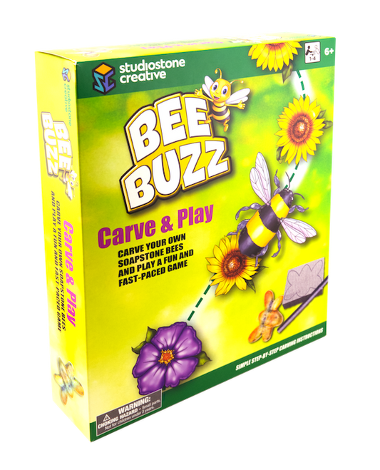 Bee Buzz Game - Carve your own soapstone pieces