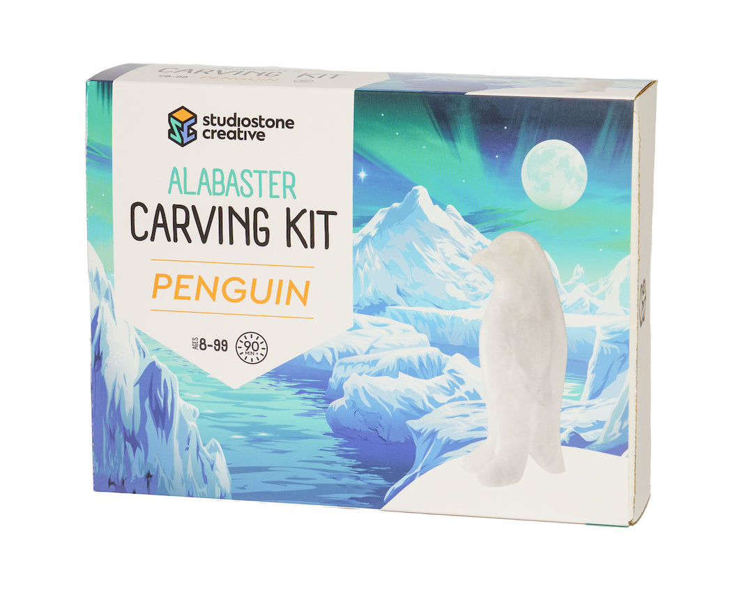 Penguin Alabaster carving kit