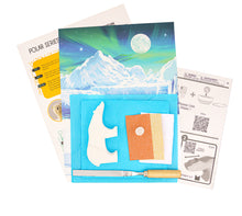 Charger l&#39;image dans la galerie, Polar Bear Alabaster Carving Kit by Studiostone Creative
