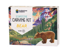 Load image into Gallery viewer, Bear Soapstone Carving Kit by Studiostone Creative

