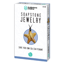 Load image into Gallery viewer, Soapstone Sea Star Pendant Carving Kit by Studiostone Creative

